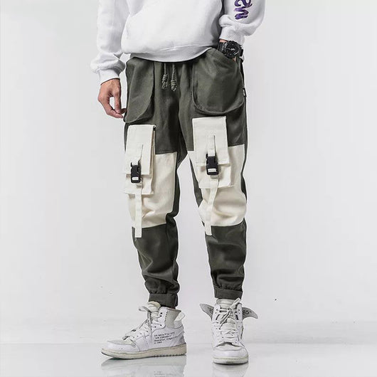 Overol Holgado Hip Hop con Tirantes para Hombre