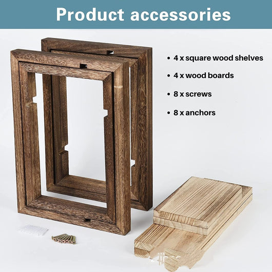 Marco Fotográfico de Madera para Pared con Almacenamiento Aromaterápico - Image 11