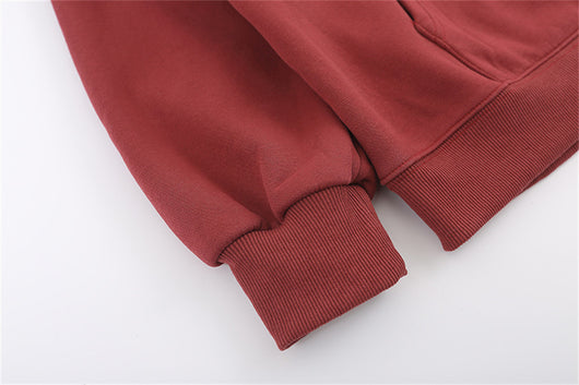 Cardigan Deportivo de Terciopelo con Capucha y Cierre - Corte Holgado para Hombre - Image 18
