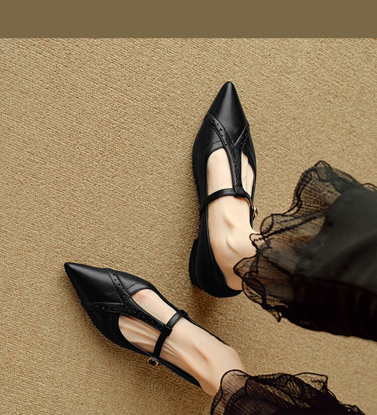 Zapatos Planos Puntiagudos Marrón - Cómodos y Versátiles para Diario - Image 14