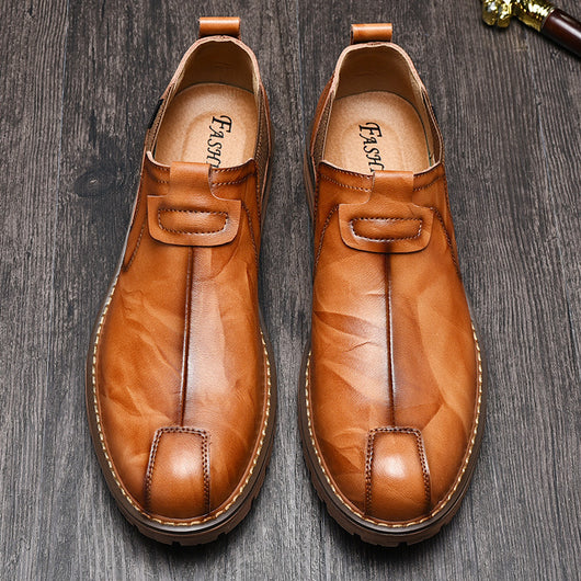 Botas Martin de Cuero para Hombre - Estilo Británico Outdoor - Image 12