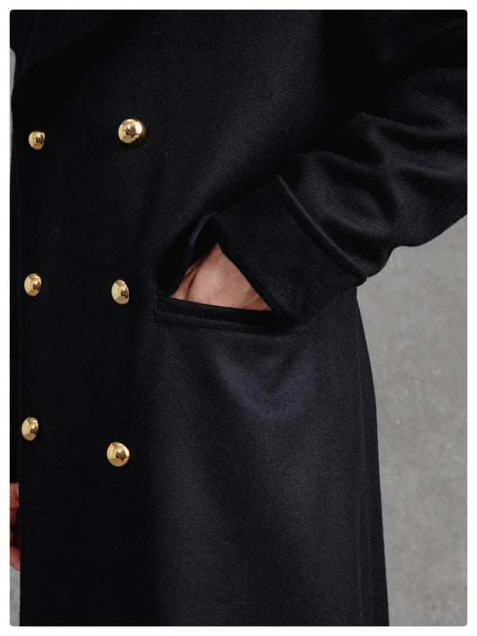 Abrigo Largo de Lana Premium Hasta la Rodilla para Hombre - Image 17
