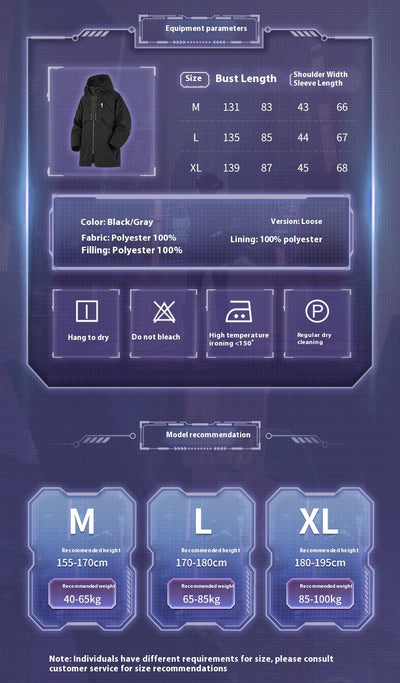 Chaqueta Acolchada Dark Armor - Protección y Estilo para Hombre - Image 8