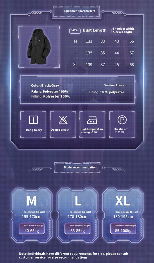 Chaqueta Acolchada Dark Armor - Protección y Estilo para Hombre - Image 8