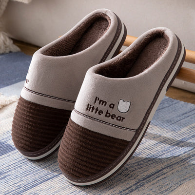 Pantuflas Cálidas para Hombre Talla Grande - Algodón Antideslizante - Image 7
