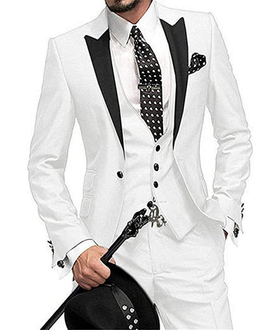 Traje de Tres Piezas para Novio y Padrino - Elegancia Completa para Bodas - Image 2