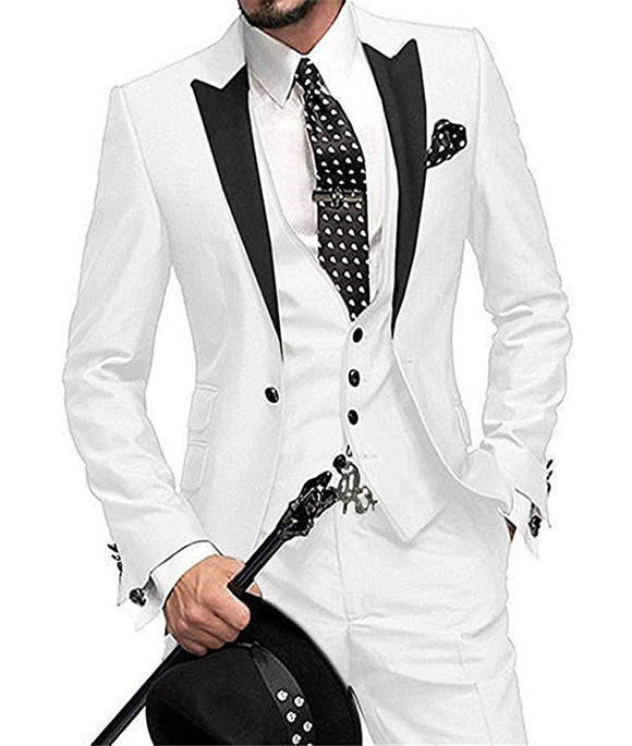 Traje de Tres Piezas para Novio y Padrino - Elegancia Completa para Bodas