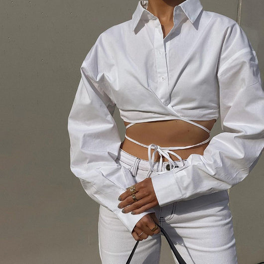 Blusa de Manga Larga Tendencia Otoño Europa y Estados Unidos - Image 11