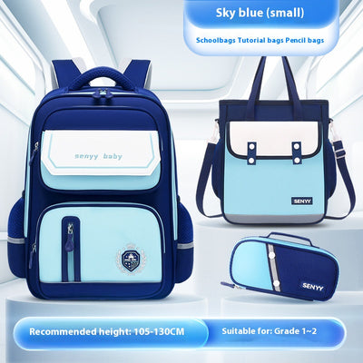 Mochila Escolar Ergonómica con Protección de Columna y Tela Impermeable - Image 41