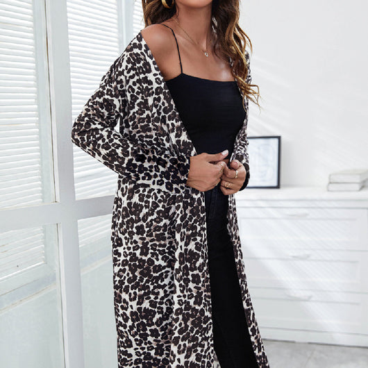 Abrigo Tejido Estampado para Mujer - Image 5