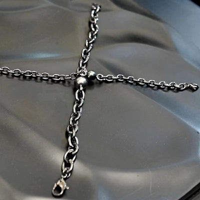 Pulsera de Perlas de Plata Ajustable - Image 4
