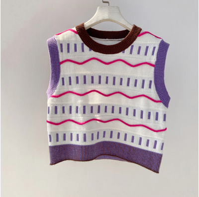 Cardigan Holgado Estilo Universitario para Mujer - Image 91