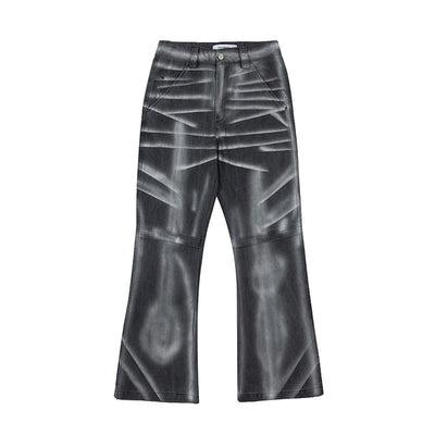 Pantalones Vaqueros Rectos Metal Spray High Street - Estilo Urbano - Image 12