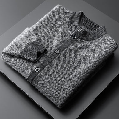 Suéter de Cachemira Holgado para Hombre - Talla Grande Reforzada - Image 18