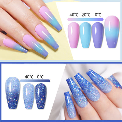 Esmalte de Uñas con Brillo Termocromático - Cambio de Color UV - Image 4