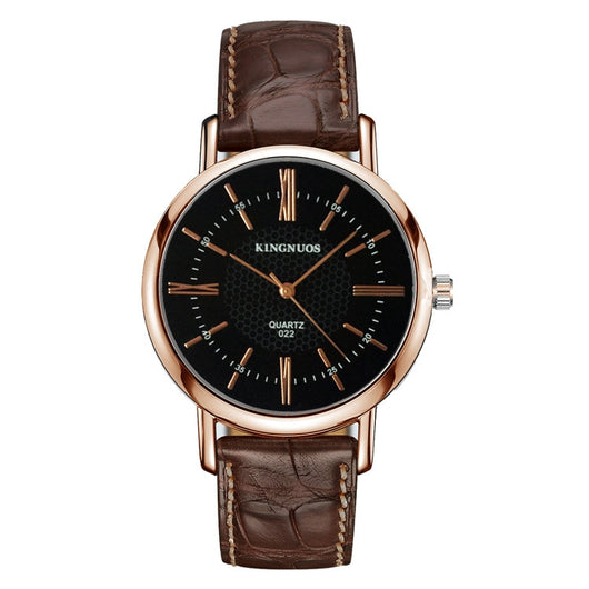 Reloj Pulsera Pareja Oro Rosa con Números Romanos - Diseño Elegante Unisex - Image 4