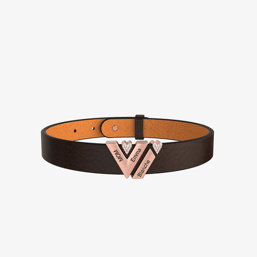 Pulsera de Cuero Personalizada con Sistema de Cierre Ajustable - Image 26