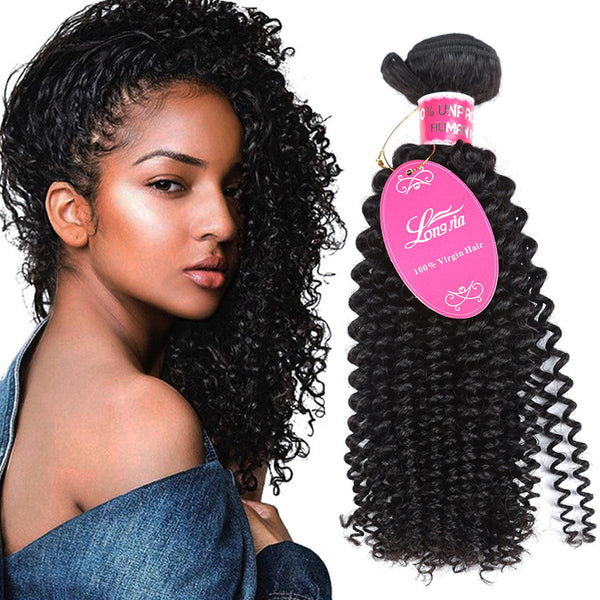 Extensiones de Cabello Humano Brasileño Rizado 10A - Paquetes de Tejido