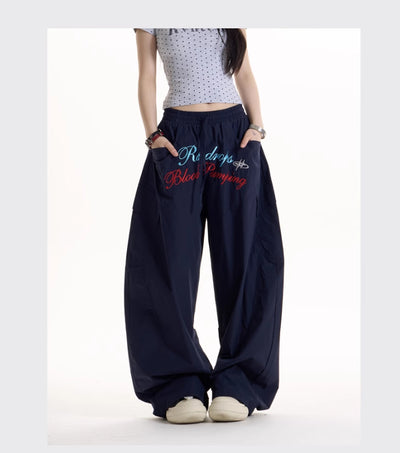 Pantalones Anchos Casual Retro Estilo Hot Girl - Image 20