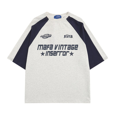 Camiseta Mujer Estilo Urbano Letras Americanas Algodón - Image 7