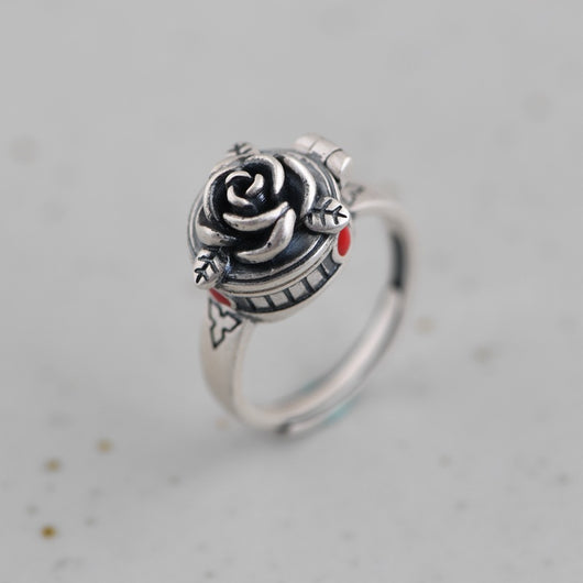 Anillo de Personalidad Diseño Rosa para Mujer - Image 2