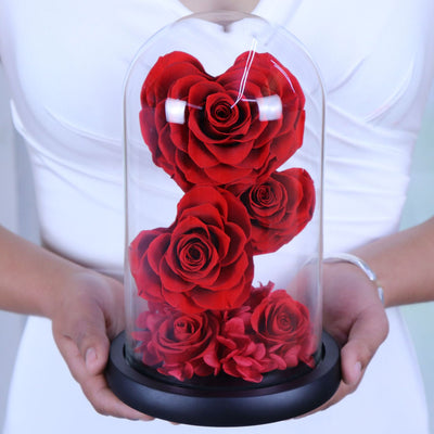 Corazón de Flores Preservadas para San Valentín y Cumpleaños - Image 2