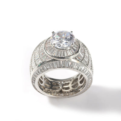 Anillo de Pareja para Hombre con Circón Incrustado en Cobre y Diamantes - Image 10