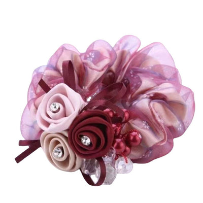 Coletero Floral Grande con Diseño de Flor - Banda para Cabello - Image 13