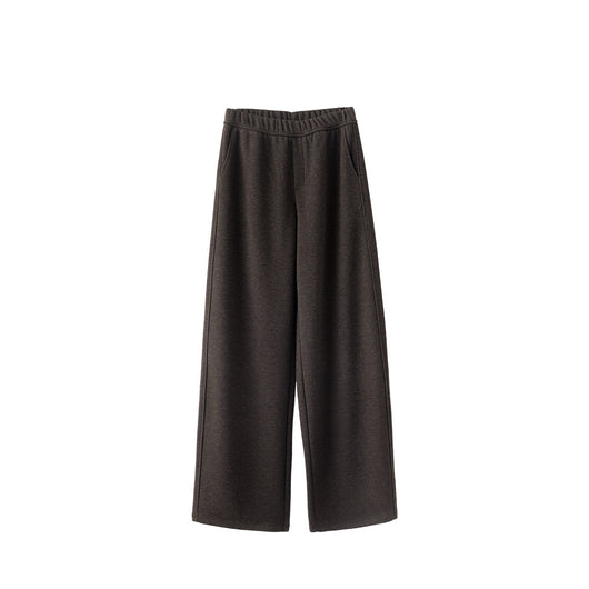 Pantalones de Lana Rectos Térmicos Talle Alto Slim Otoño Invierno - Image 5