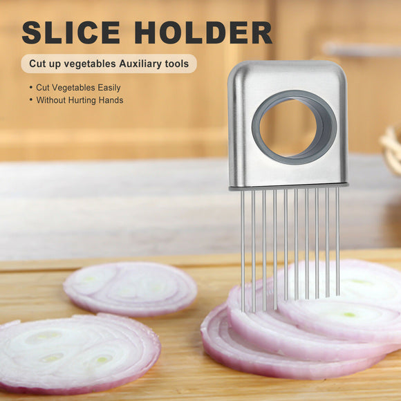 Cortador de Verduras y Cebolla en Acero Inoxidable - Herramienta de Cocina Profesional