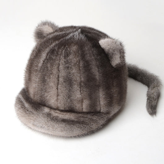 Gorro de Piel de Visón para Mujer - Calidez Lujo - Image 15