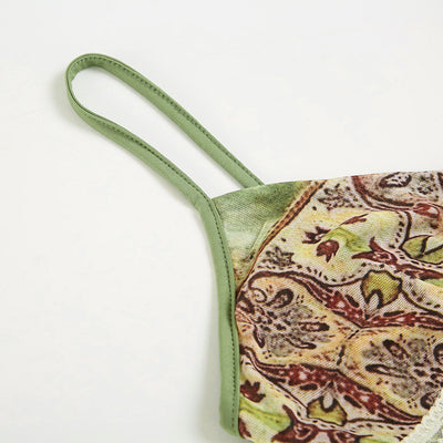 Chaleco Estampado Vintage con Tirantes - Image 12