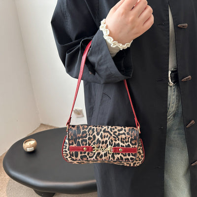 Bolso de Hombro Estampado Leopardo Lujo Ligero para Mujer - Image 3