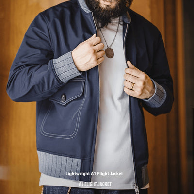 Chaqueta Bomber Hombre Contraste de Colores Patchwork Versátil - Image 4