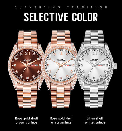 Reloj de Mujer Diamond Disc Cuarzo Serie Log - Image 19