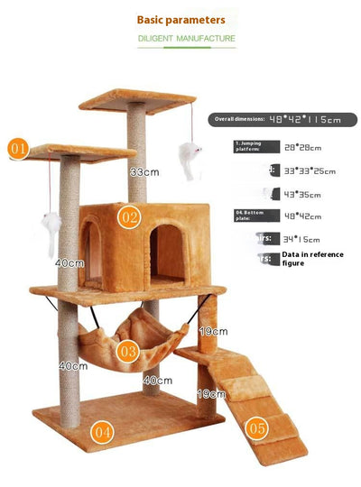 Árbol Rascador para Gatos con Torre de Escalada Espada - Image 25