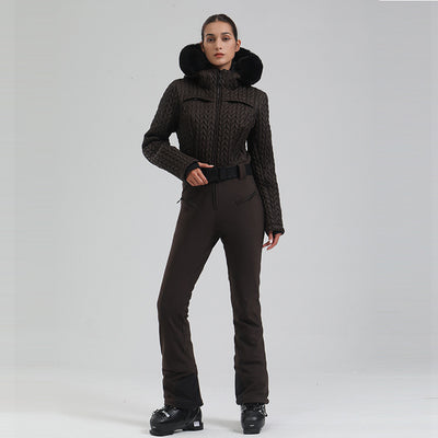 Traje de Esquí Térmico Impermeable para Mujer - Protección Total en Montaña - Image 14