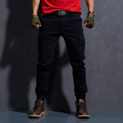 Pantalones Slim Fit de Color Sólido para Hombre - Image 8