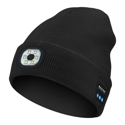 Gorro Tejido LED Recargable con Luz Removible y Lavable - Image 5