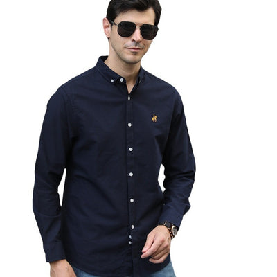 Camisa Casual de Manga Larga Talla Grande para Hombre - Image 5