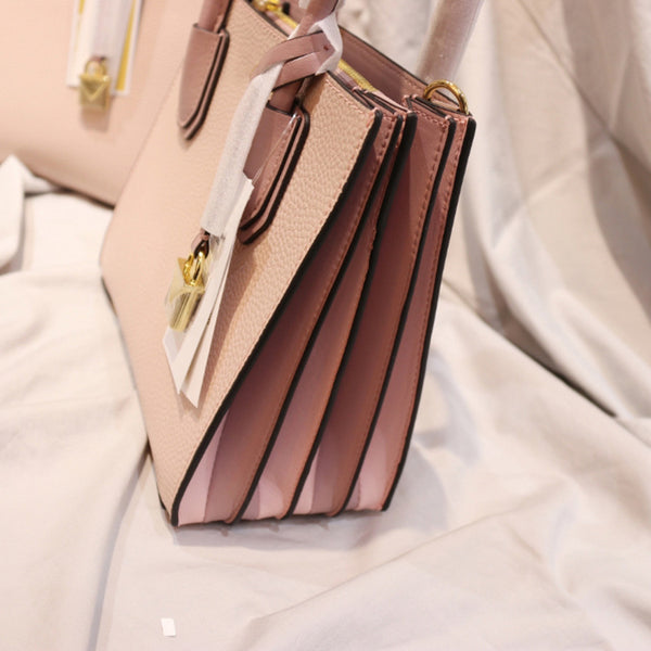Bolso Tote de Cuero Genuino con Diseño Organ - Bolsa de Hombro Elegante