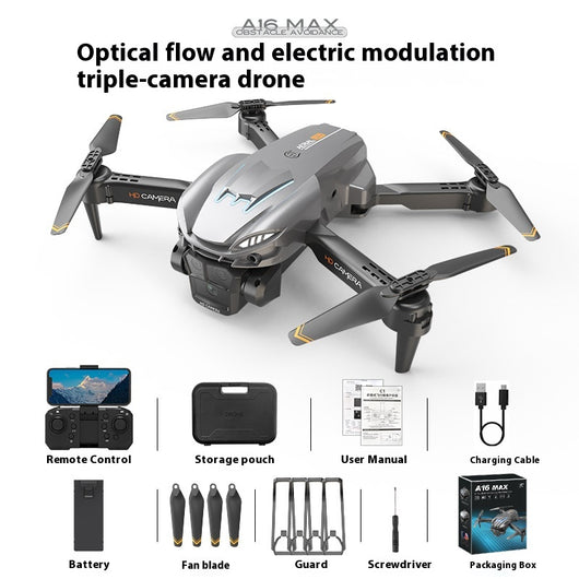 Dron Profesional con Tres Cámaras y Posicionamiento por Flujo Óptico - Image 6