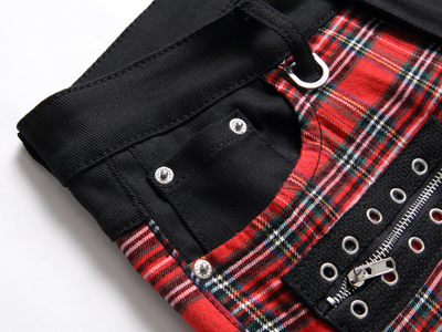 Jeans Rectos Hombre con Panel Colorblock Negro sin Estiramiento - Image 14