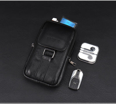 Bolsa de Cuero para Celular Multifuncional con Cinturón - Image 9