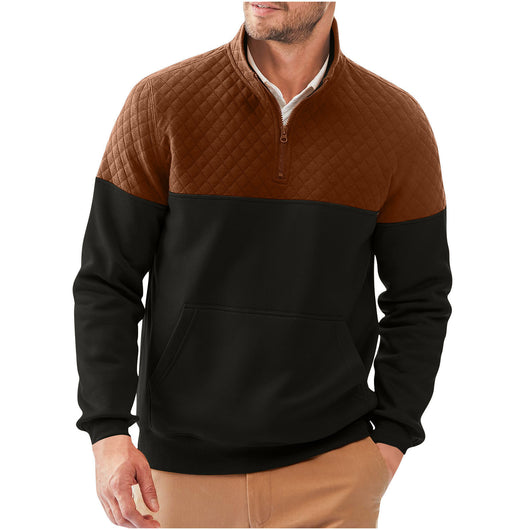 Sudadera con Capucha Color Block Casual para Hombre - Image 16
