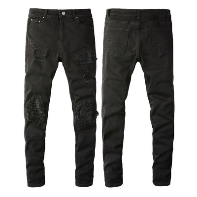 Jeans Rotos Hombre Diseño Street Fashion de Alta Moda
