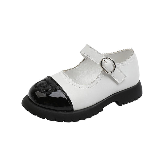 Zapatos de Cuero Princesa Niña Grande con Velcro - Versátiles y Cómodos - Image 4