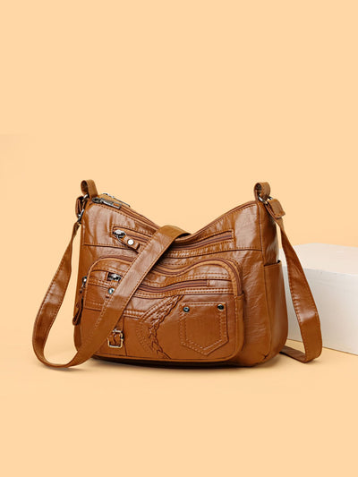 Bolso Bandolera de Gran Capacidad con Diseño Asimétrico Premium - Image 15