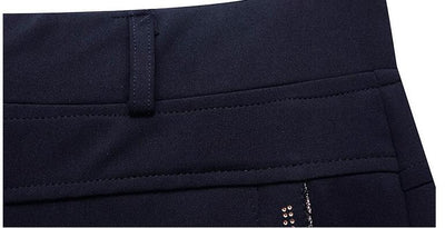 Pantalones Rectos Elásticos de Cintura Alta para Tallas Grandes - Image 13