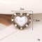 Jeans Button Hole Shoes Diy Accessories Bright Crystal Classic Estilo Ornament Accessories Upper Pearl Flower C465 Transparente